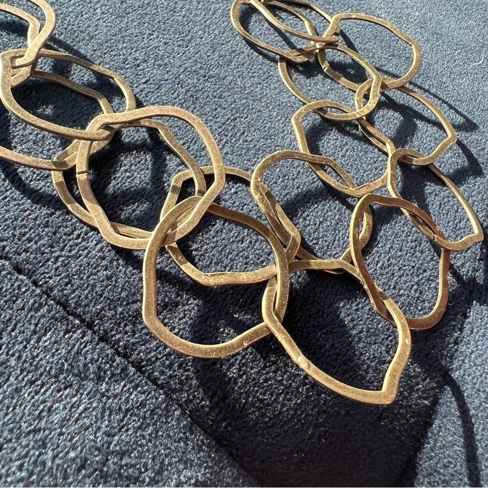 Handmade Interlocking Circle Necklace